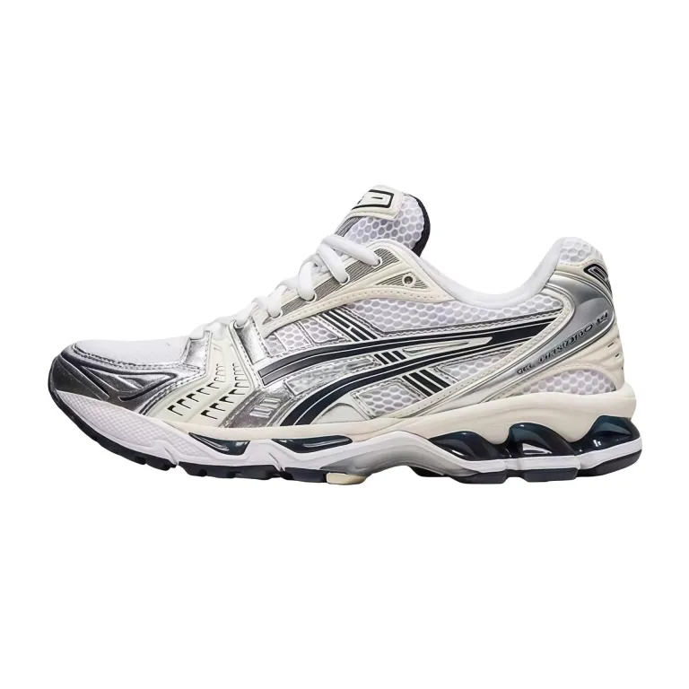 kayano14کفش دویدن ضربه‌گیر زنانه و مردانه ساق کوتاه کفش ورزشی راحتی K14رویه مشکی تنفس‌پذیر و مقاوم در برابر سایش