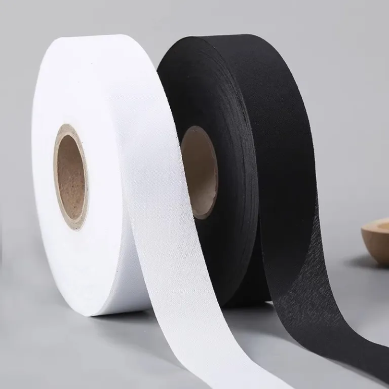 3-4cm نوار لبه پلی‌استر، لبه سخت برش اریب، مناسب پرده، ملحفه، کلاه و کفش، نوار لبه و رولت