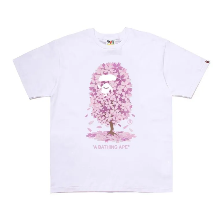 تی‌شرت BAPE تابستانی طرح سر میمون استتاری مردانه و زنانه استایل ژاپنی موجودی عمده