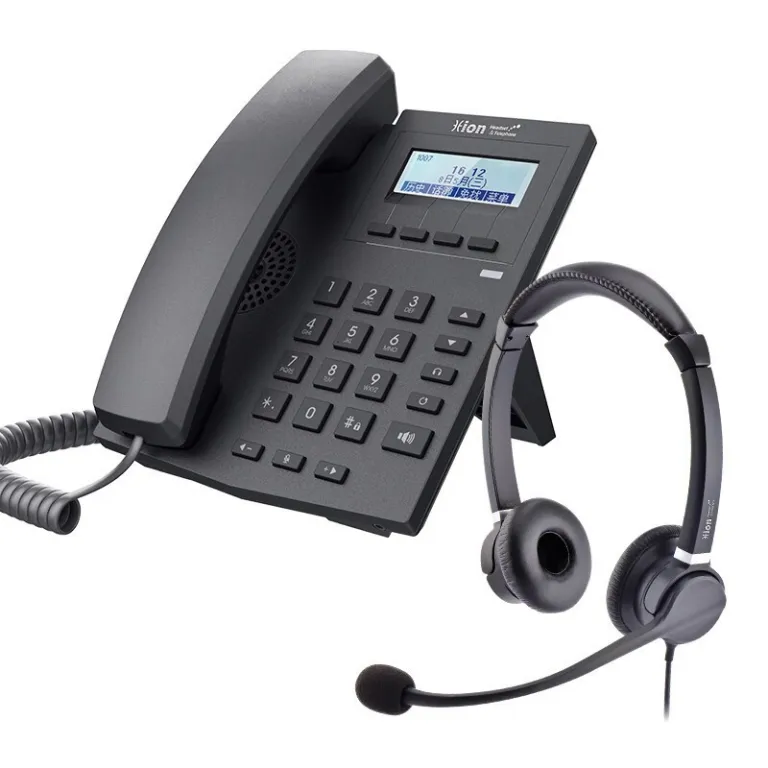 تلفن IP هدست HION S320P/S900 مرکز تماس اپراتور پشتیبانی مشتری شبکه SIP