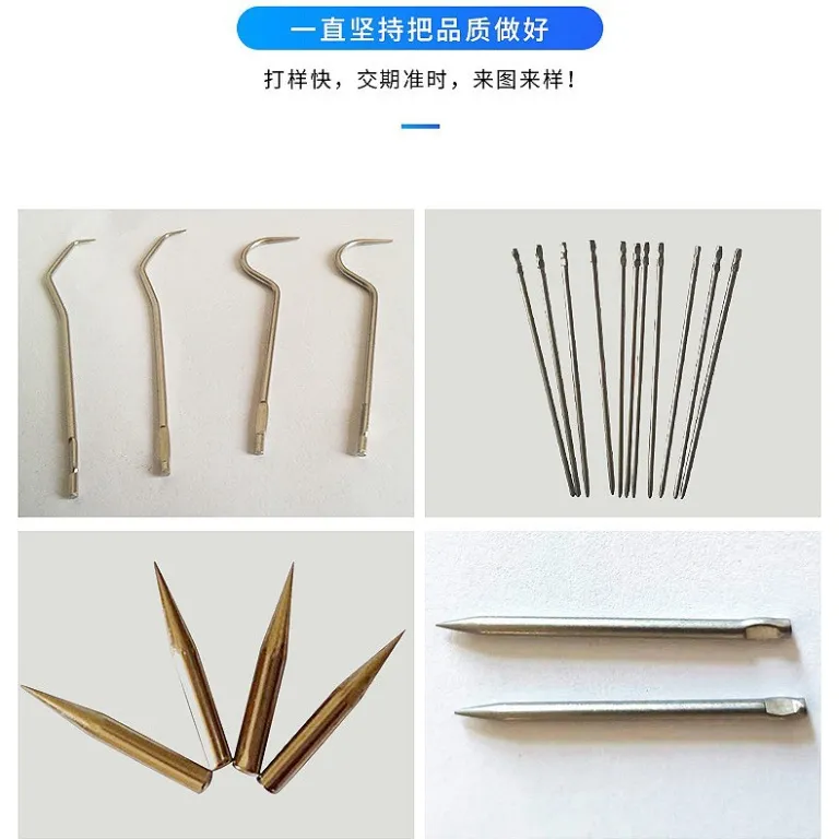 سوزن فولادی پرگار فلزی سخت‌افزار صنعتی با سر گرد 304 سوزن استیل ضدزنگ تک‌سر و دو سر مخصوص دارت