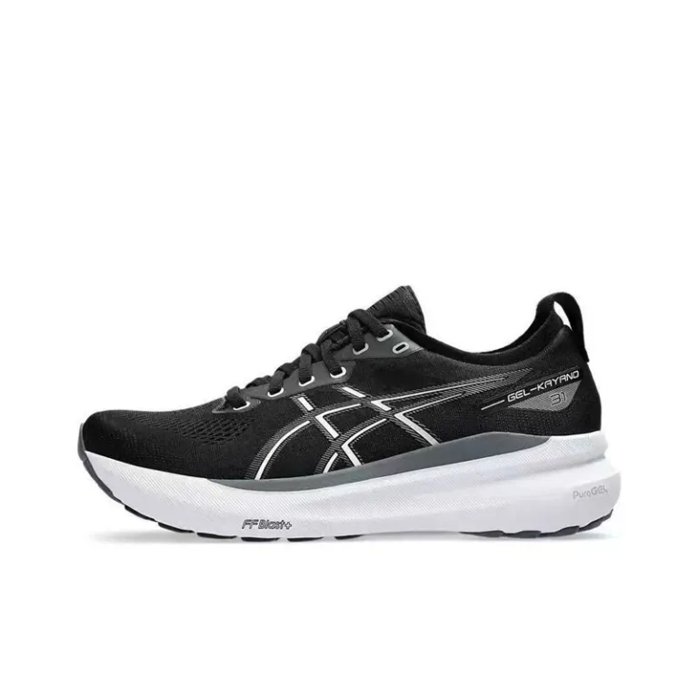 کفش دویدن مردانه و زنانه ASICS مشکی GT2000-13 نسل 12 ماراتن با پشتیبانی پایدار و تنفس‌پذیر