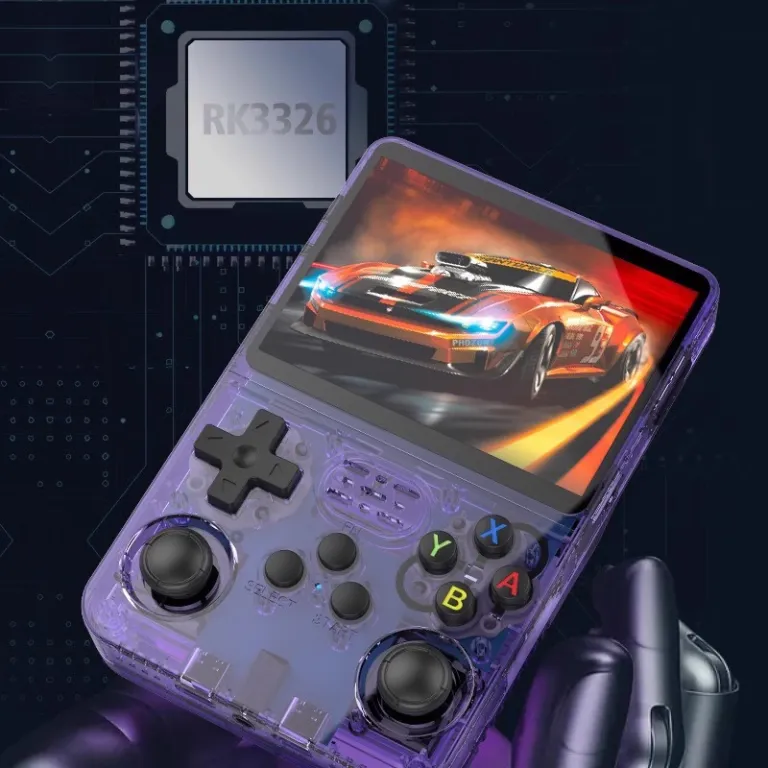 کنسول بازی جدید R36S کنسول دستی با کیفیت تصویر بالا 3D دارای دو جوی‌استیک، شبیه‌ساز GBA و آرکید، بازی King of Fighters