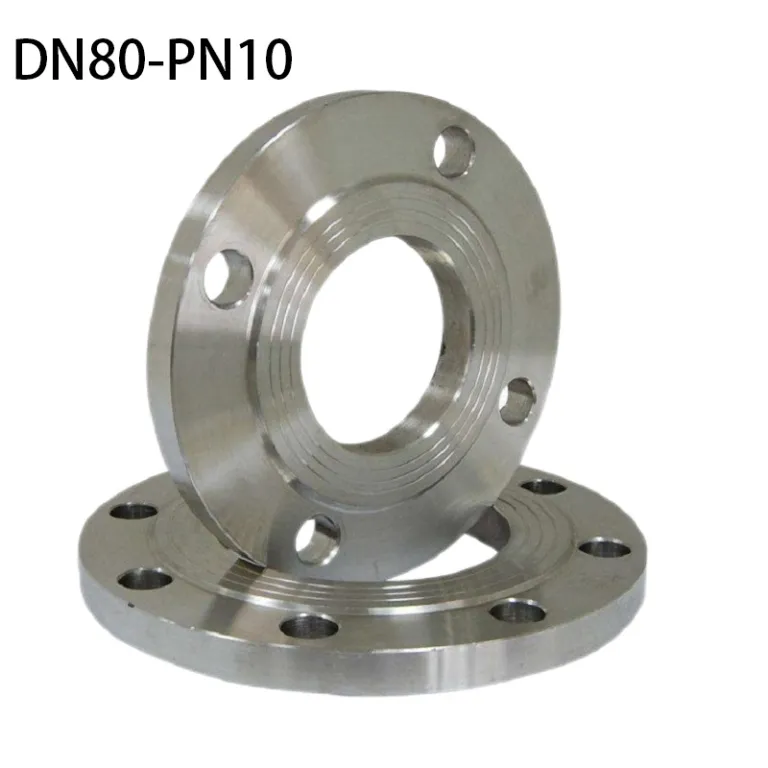 فلنج کربن استیل گالوانیزه 304 استاندارد ملی 20# گلودار جوشی HG20592 فلنج تخت استیل 88