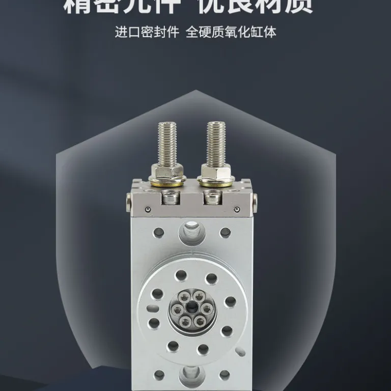 سیلندر پنوماتیک SMC آماده ارسال MSQB10A100A سیلندر دوار با بلبرینگ دقیق قابل تنظیم میز گردان نوسانی