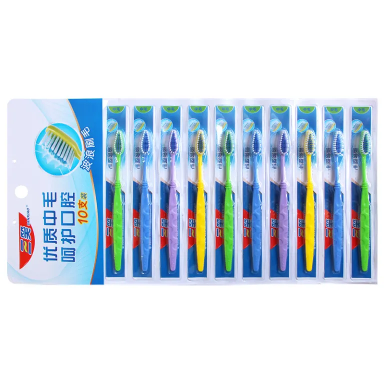 مسواک خانوادگی سانشیائو با موی متوسط نرم و راحت، عمده با قیمت ویژه 998n