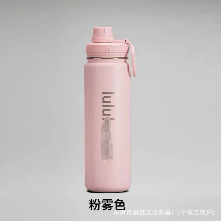 بطری آب ورزشی BacktoLife مشابه lululemon 710ml قمقمه سفری و یوگا