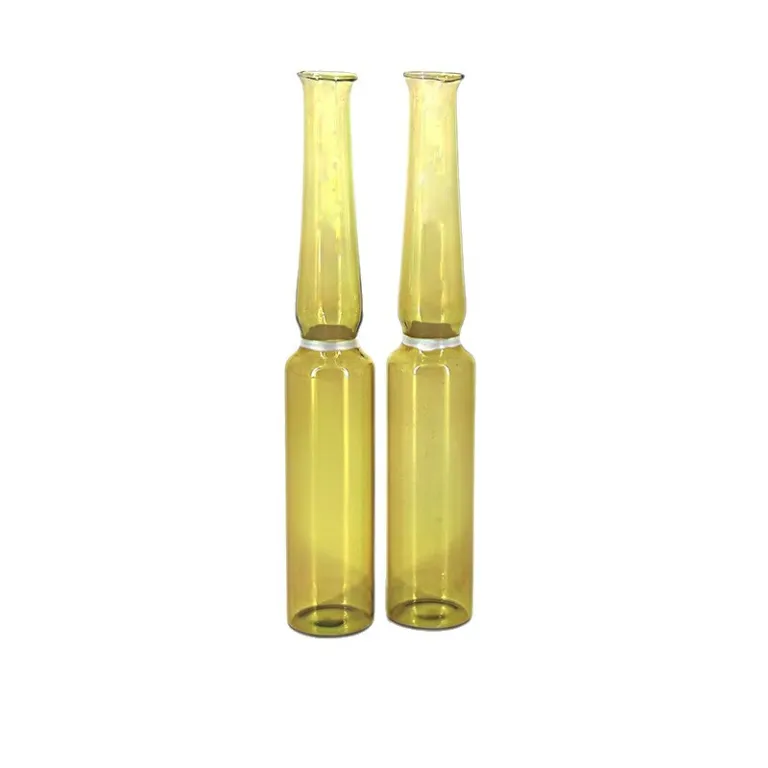 بطری تزریقی، بطری دهانه سوخته 1ml2ml3ml5ml10ml، آمپول، بطری سرم، بطری شیشه‌ای شکستنی قهوه‌ای استاندارد ملی و اروپایی