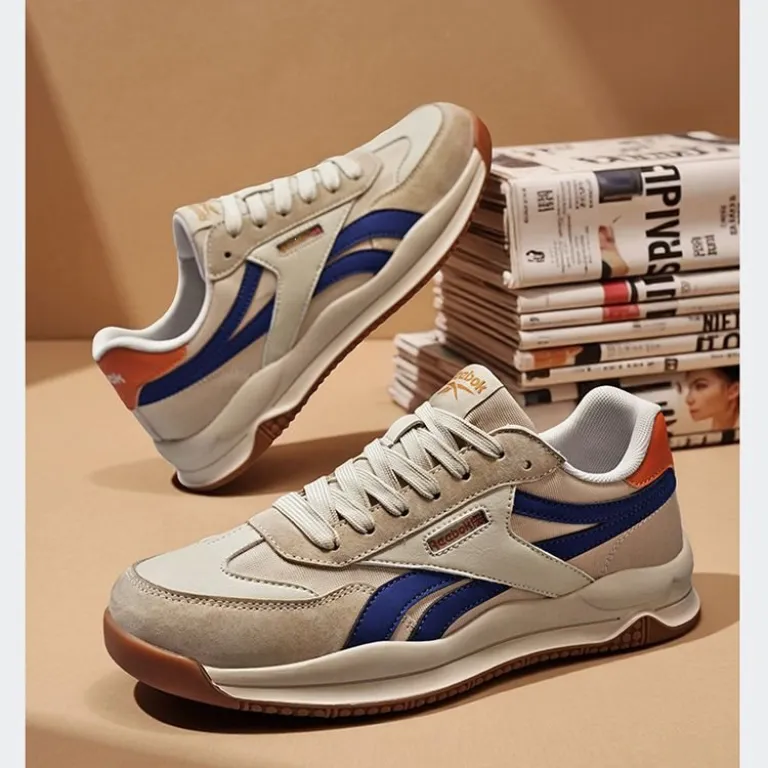 کفش مردانه Reebok 2026 مدل جدید تنفس‌پذیر، کفش راحتی مردانه، کفش ورزشی مناسب دویدن با زیره نرم، کفش آگاسی