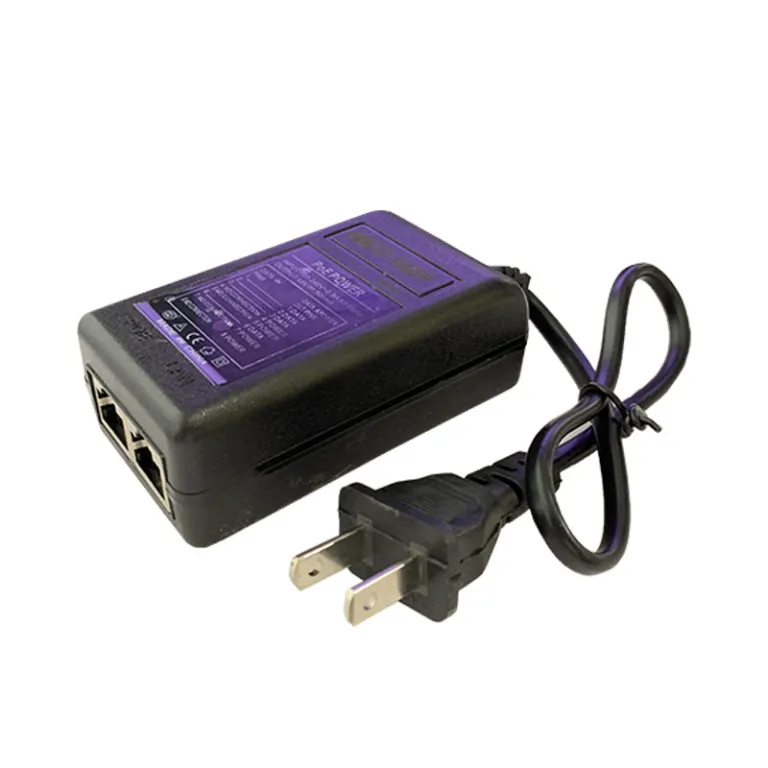 ماژول تغذیه POE 48 V/24V منبع تغذیه POE گیگابیتی و Fast Ethernet برای دوربین مداربسته، اکسس پوینت بی‌سیم و پل شبکه