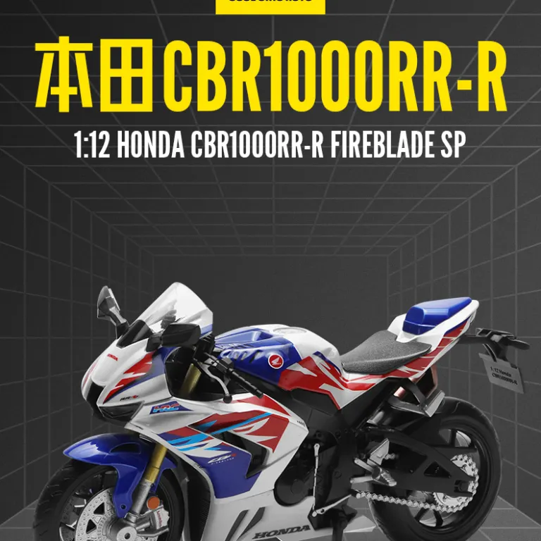 موتورسیکلت هوندا CBR1000RR-R بدون صدا و نور با کمک‌فنر و فرمان‌پذیری CCA1-12