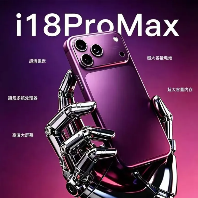 گوشی هوشمند اصل i18ProMax با صفحه‌نمایش 9 اینچی 6، پشتیبانی از تمام شبکه‌ها 5G، گوشی اندرویدی نو با سفارشی‌سازی کارخانه