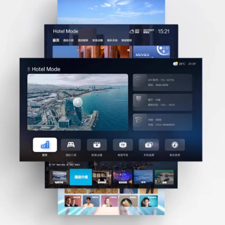 تلویزیون تجاری LG 65 اینچ 65UK540E 4K هوشمند تمام‌صفحه روشن‌شدن با برق