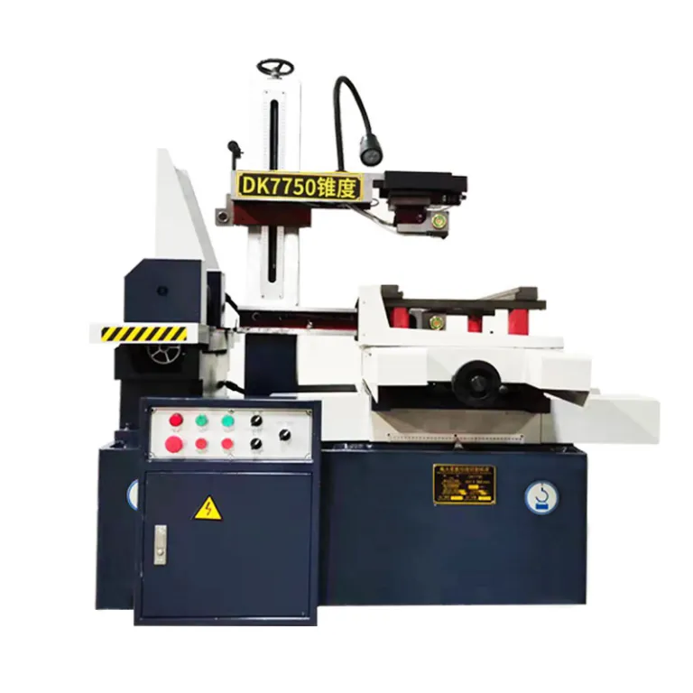 دستگاه وایرکات DK7750 سیمبر سریع، دستگاه برش سیمی تخلیه الکتریکی CNC با دقت بالا و سرعت بالا، پرداخت در محل