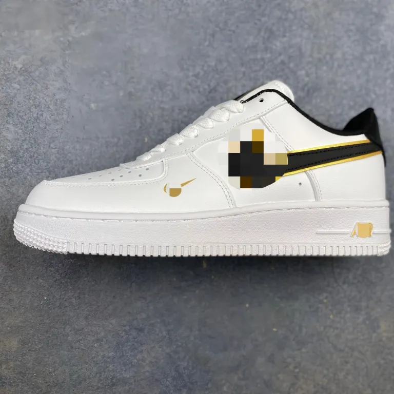 AF1‘07 کفش کتانی ساق کوتاه / کفش راحتی، دوخت لبه‌دار با جعبه اصلی و کفی هوا کامل
