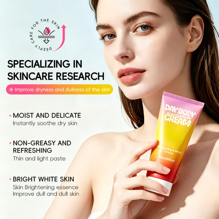 کرم بدن مرطوب‌کننده و روشن‌کننده Moisturizing White Tone-up Cream با بسته‌بندی تمام انگلیسی