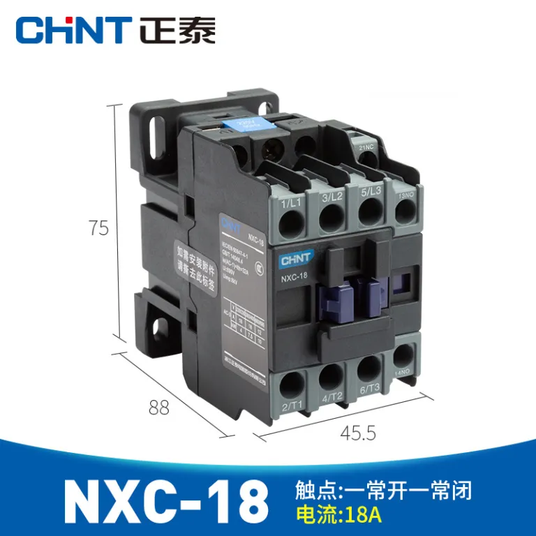 کنتاکتور AC چینت 220V سه‌فاز CJX2-12/1810/25/32/40/65/95NXC380V24V