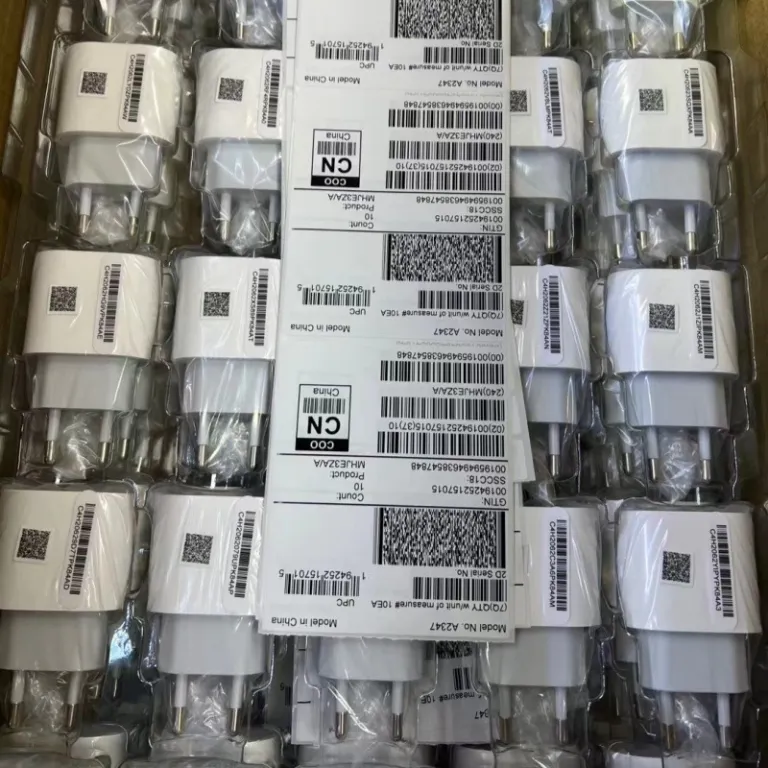 PD20W آداپتور شارژ سریع استاندارد اروپا مناسب iPhone18/17 اپل 16/13 شارژر گوشی PD شارژ سریع
