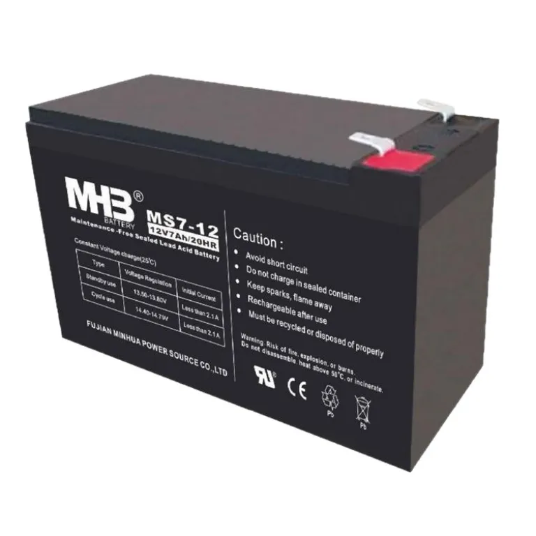 باتری MHB مینهوا MS7-12 MS9-12 12v7ah9ah دستگاه منبع تغذیه اضطراری آسانسور و یو پی اس داخلی