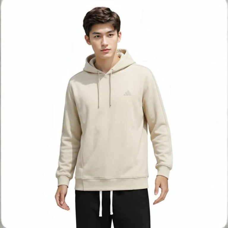 سویشرت کلاه‌دار ورزشی مردانه adidas با آستر نازک گرم و راحت، مناسب پاییز و زمستان