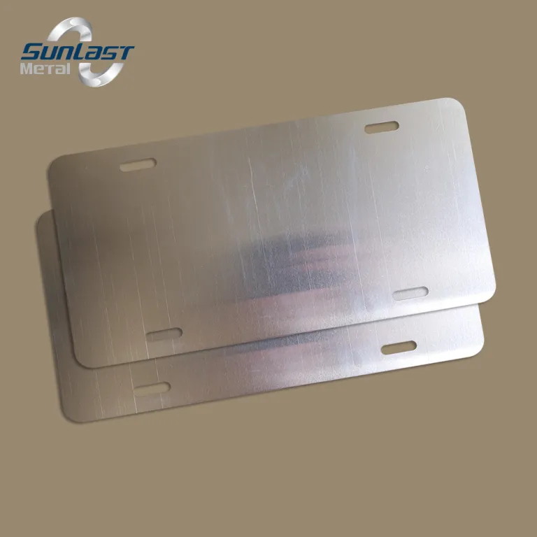 پلاک سفارشی آلومینیومی سابلیمیشن 15*30cm انتقال حرارتی 6*12 اینچی خام آمریکایی قابل شخصی‌سازی