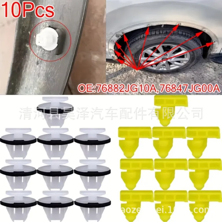 76882-JG10A گیره نگهدارنده گلگیر خودرو مناسب نیسان اینفینیتی 76847-JG00A