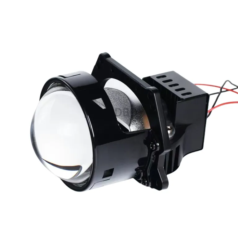 چراغ جلو LED دوگانه سوز لنزدار کوتاه 60W مخصوص خودرو و موتورسیکلت با نور بالا و پایین 3 اینچ عرضه مستقیم کارخانه