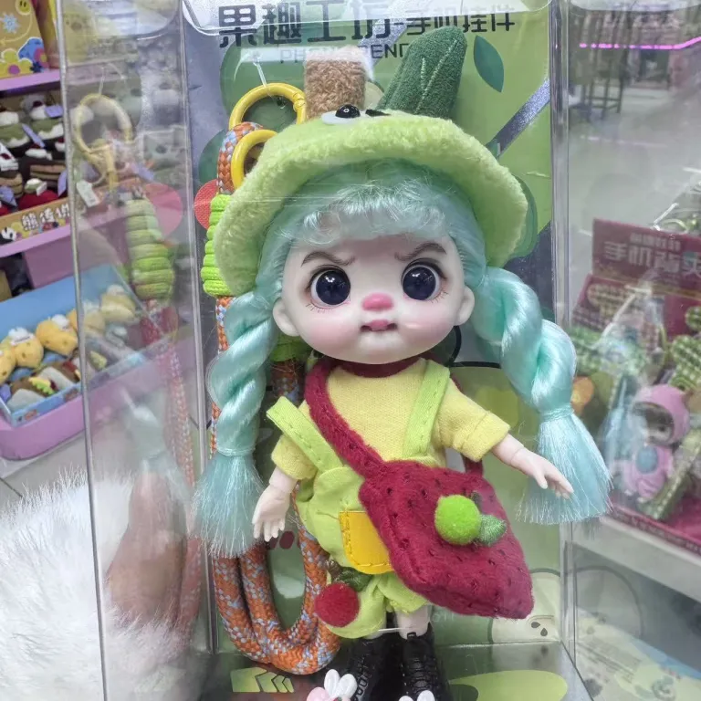 آویز موبایل مد روز خلاقانه عروسک وینیل لولیتا اصل جاکلیدی عروسکی بامزه مجسمه عروسکی هدیه