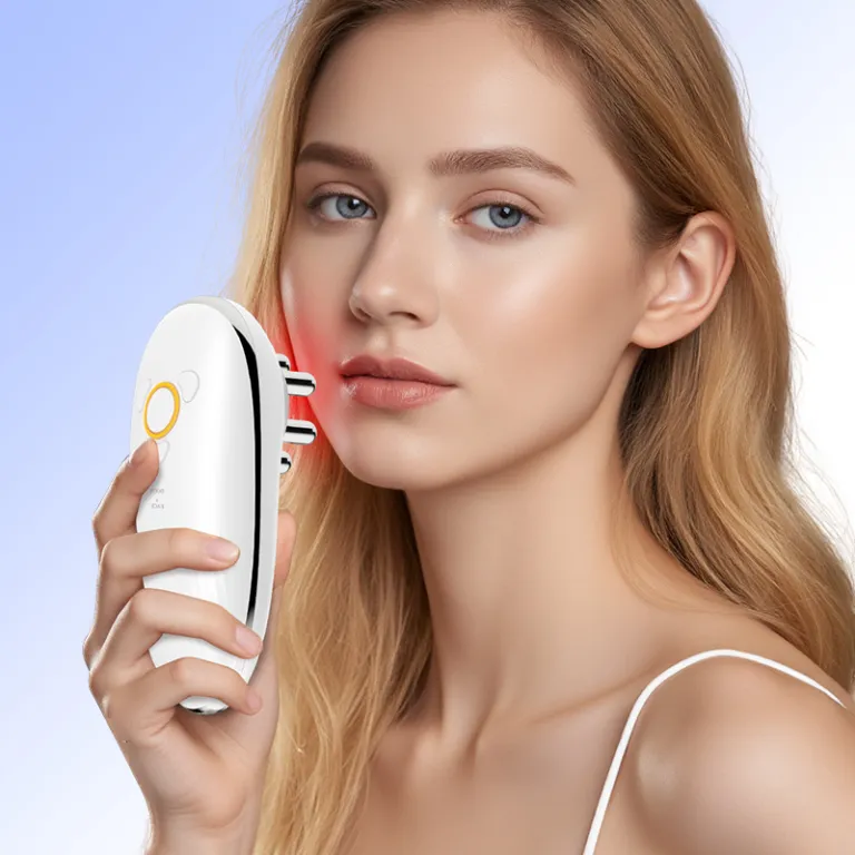 دستگاه لاغری و فرمدهی صورت و بدن با EMS و میکروجریان، ماساژور برقی گواشا و بادکش برای لاغری ران و شکم