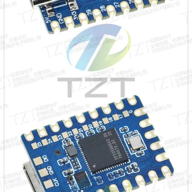 برد توسعه RP2350-Zero میکروکنترلر با رابط Type-C مبتنی بر تراشه RP2350 رزبری پای
