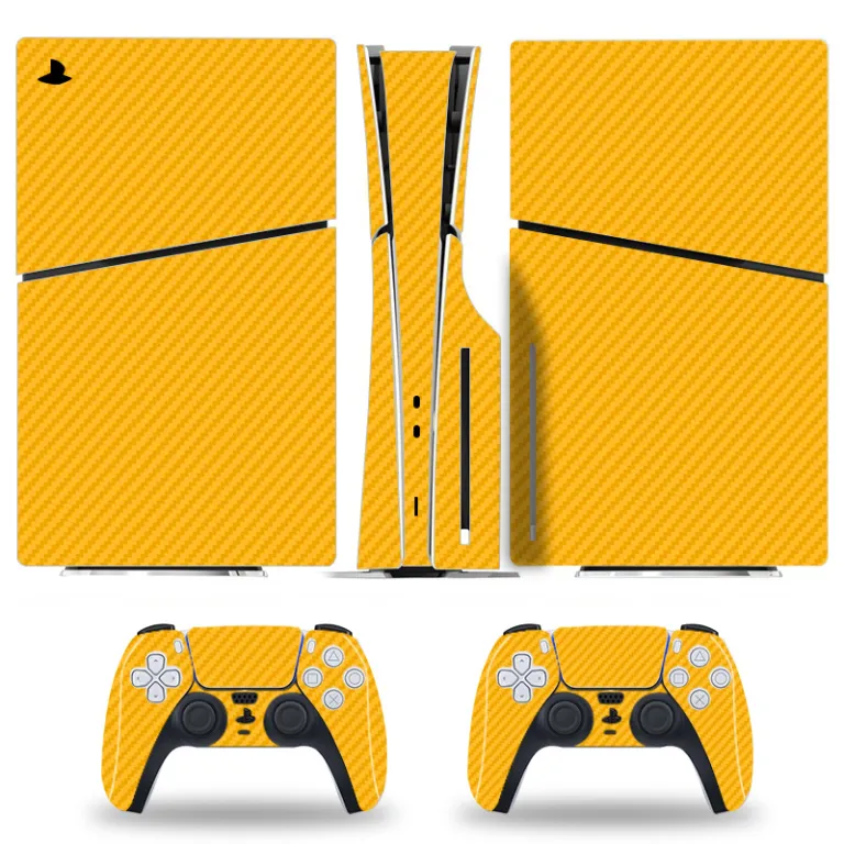 PS5 برچسب محافظ رنگی برای کنسول اسلیم، استیکر اسکین مخصوص مدل دیجیتال و دیسک‌خور با طرح کارتونی