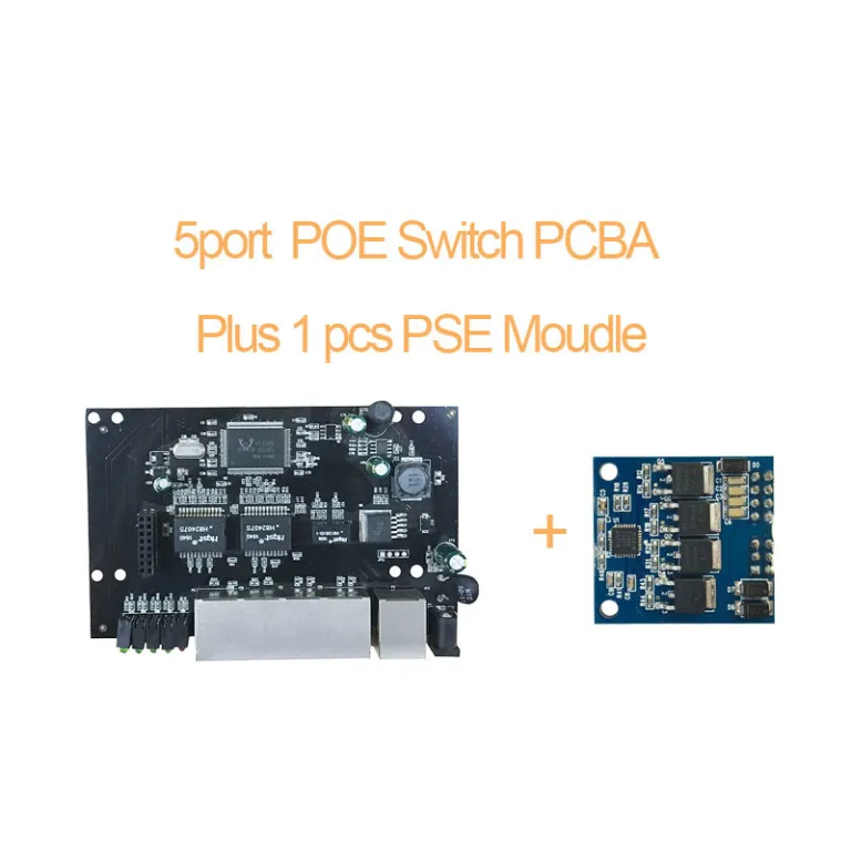 تغذیه POE استاندارد مخصوص دوربین مداربسته، NVR و DVR 48V - برد اصلی سوئیچ