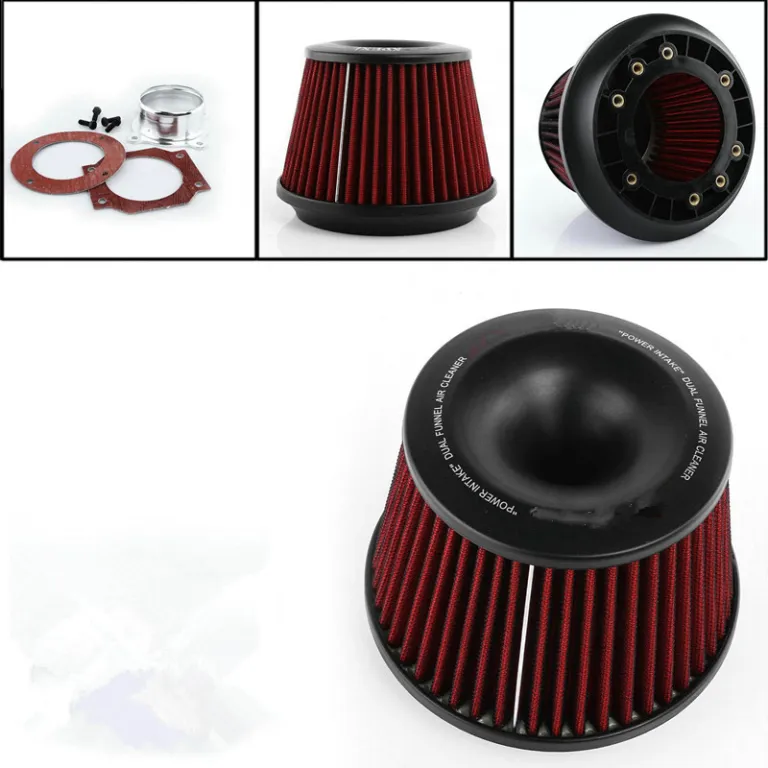 فیلتر هوای ورودی اصلاح‌شده APEXI با لوله آلومینیومی 76MM، فیلتر قارچی با جریان بالا 8 با سوراخ مسی