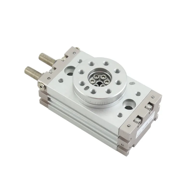 سیلندر پنوماتیک SMC آماده ارسال MSQB10A100A سیلندر دوار با بلبرینگ دقیق قابل تنظیم میز گردان نوسانی