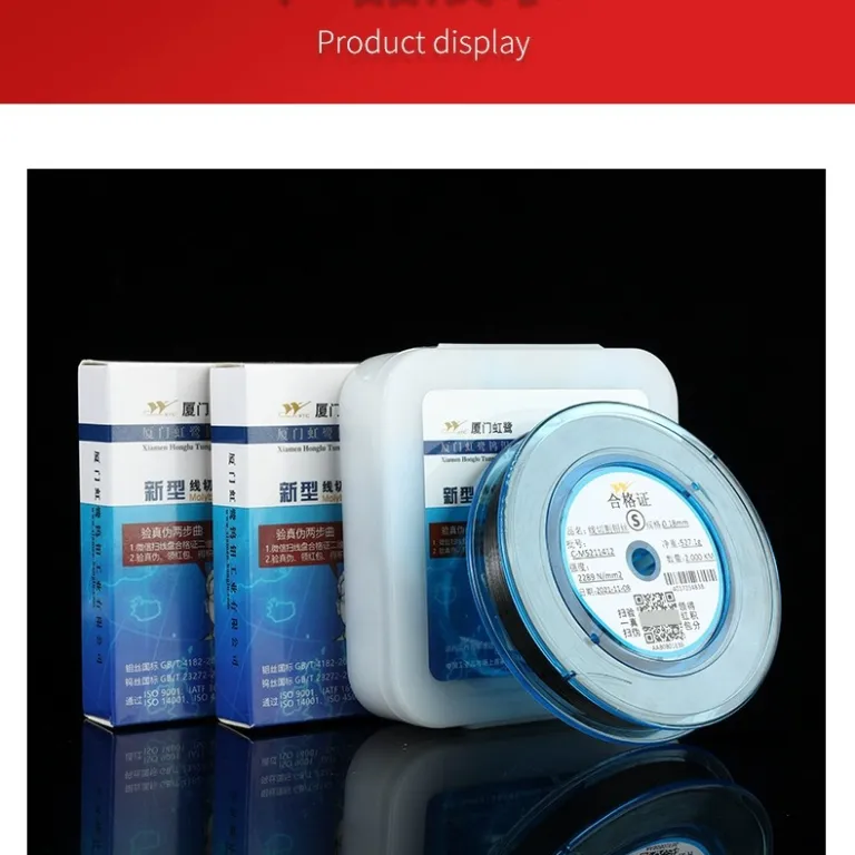 سیم مولیبدن شیامن هونگلو 0.18mm2000 متر مخصوص وایرکات با کارایی بالا، مقاوم در برابر سایش و عدم شکستگی آسان