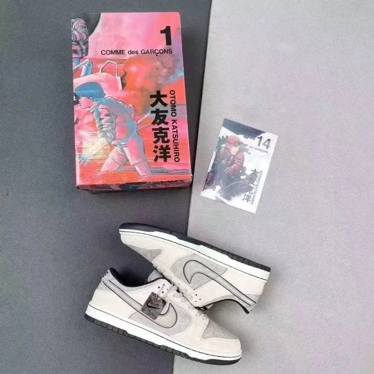 کفش اسکیت‌بورد ساق‌کوتاه سری دایو کاتسوهیرو Dunk Low اورجینال پوتیان، کفش ورزشی مردانه و زنانه، طرح جفت
