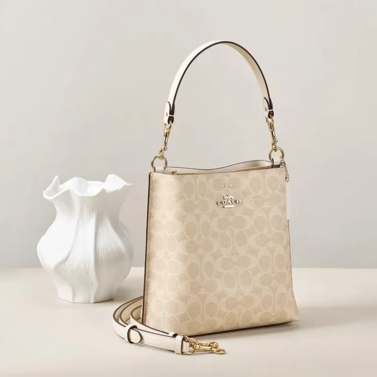 کیف دوشی کراس‌بادی سطلی COACH مدل MOLLIE 22 CBQ33