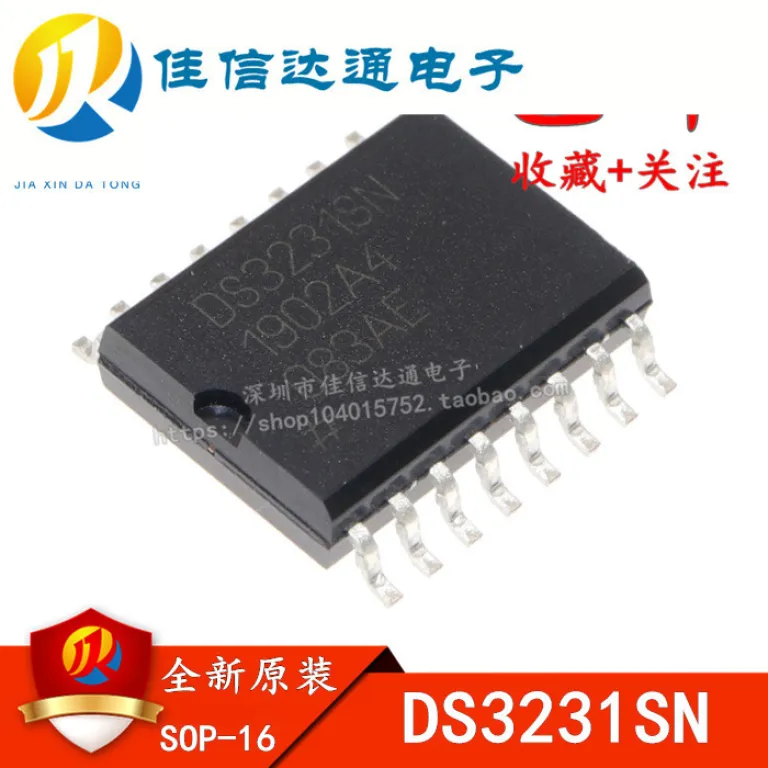 تراشه ساعت/تایمر-ساعت بلادرنگ SMD DS3231DS3231SNSOP-16