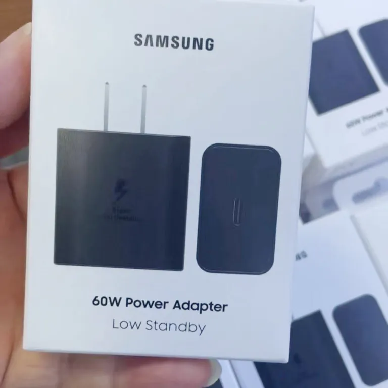 شارژر EP-T6010 با دوشاخه اروپایی، آمریکایی و انگلیسی 60W مناسب سامسونگ گلکسی S26U/S26+ شارژ فوق‌سریع 3.0