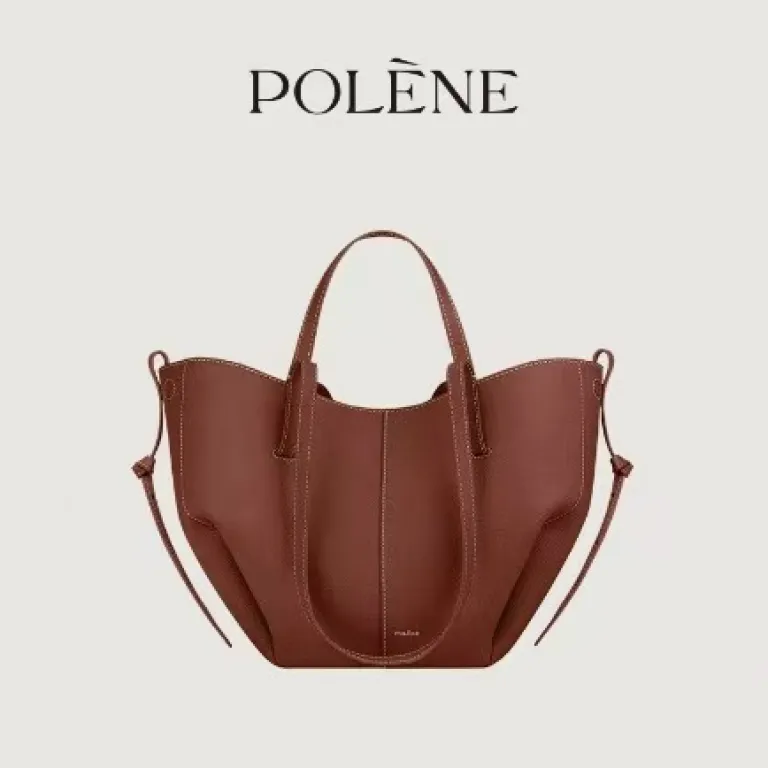 کیف توت کراس‌بوردر مدل بال‌دار polene مدل جدید Cyme کیف دوشی چرم گاوی کیف دستی گنجایش بالا
