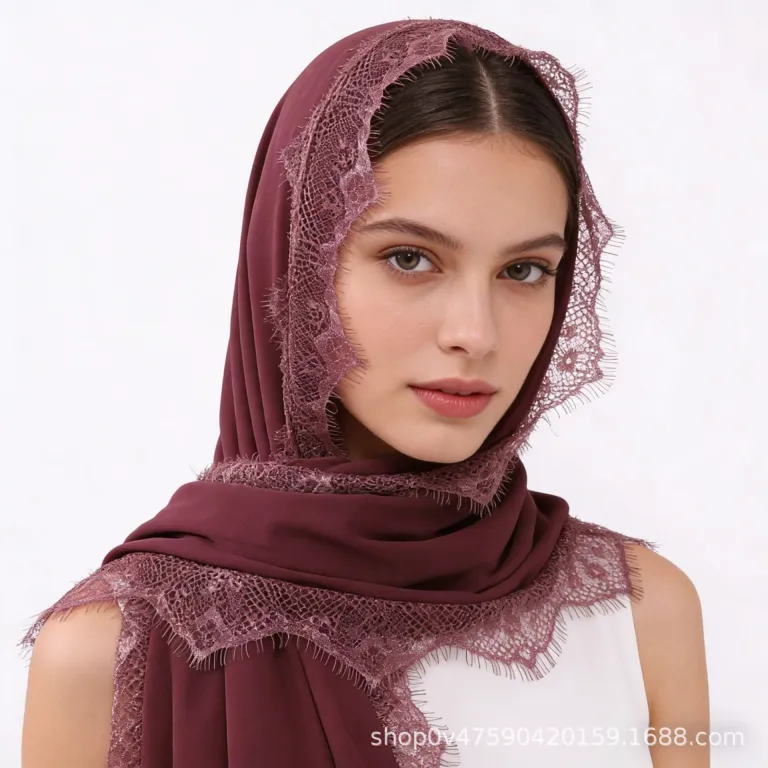روسری توری شیفون زنانه، ساده و همه‌پسند، مناسب پوشش سر، روسری ضدآفتاب، شال، جدیدترین مدل، عرضه عمده از تولیدکننده