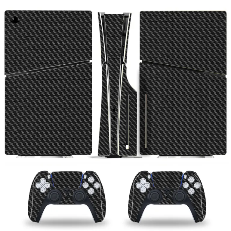 PS5 برچسب محافظ رنگی برای کنسول اسلیم، استیکر اسکین مخصوص مدل دیجیتال و دیسک‌خور با طرح کارتونی