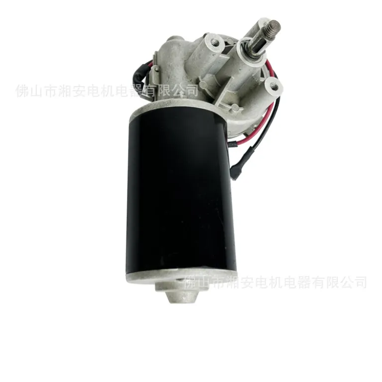 موتور DC جاروبک دار موتور جانبی دستگاه تغذیه سیم طبق نقشه و نمونه فروش مستقیم کارخانه عمده فروشی