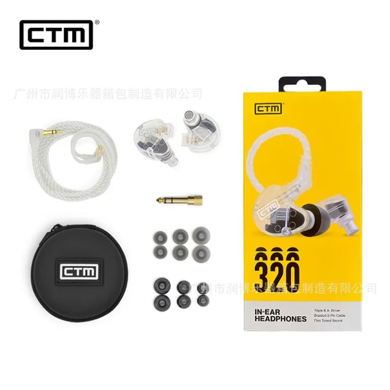 هندزفری داخل گوشی مانیتورینگ صحنه حرفه‌ای CTM (Clear Tune Monitors) با درایور داینامیک و آرمیچر