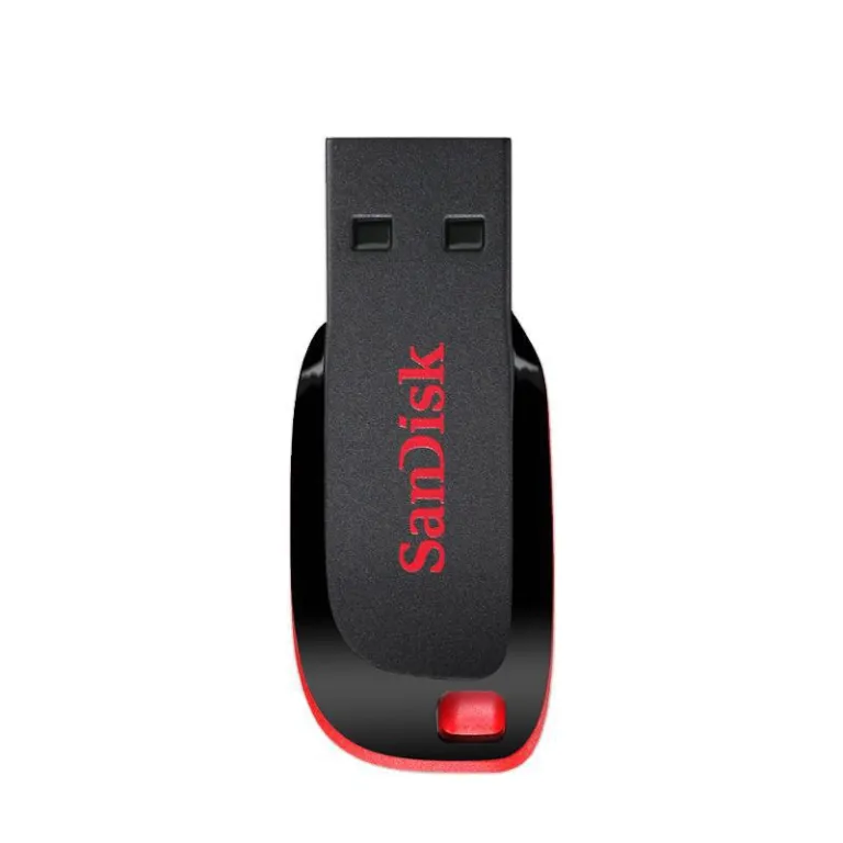 فلش مموری SanDisk مینی 2.0 فلش مموری اداری CZ50 مدل Cruzer Blade 8G 16G 32G 64G 128G