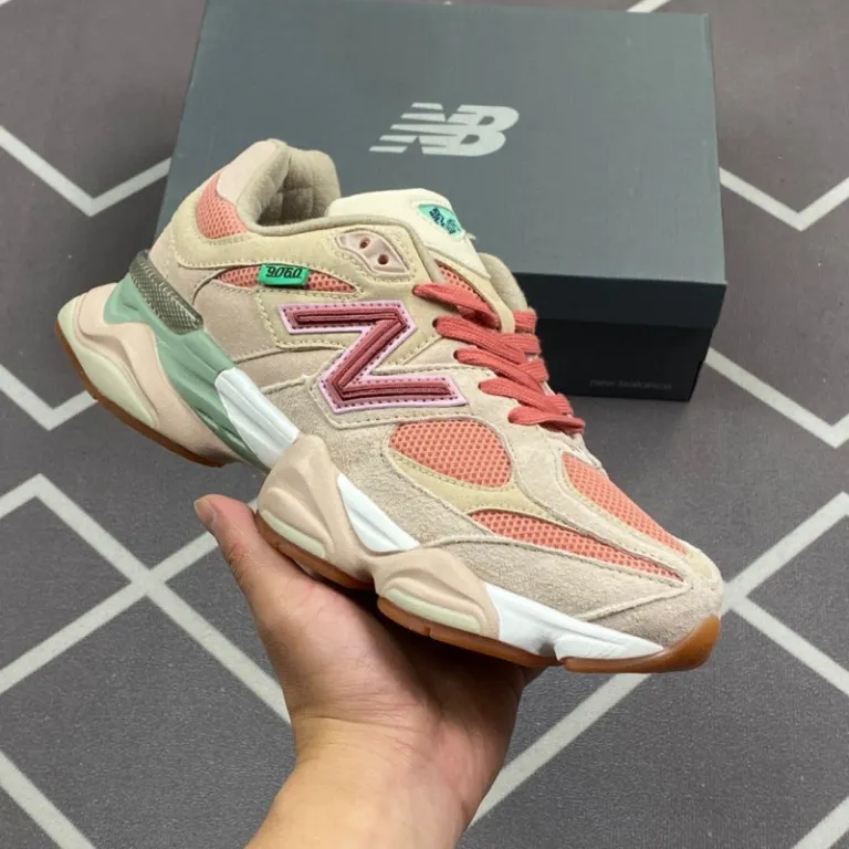 کفش ورزشی پوتیان سفارش خارجی نسخه بالا nb9060 مدل هزاره سم اسبی مردانه و زنانه رترو افزایش قد دویدن آهسته کفش پدری