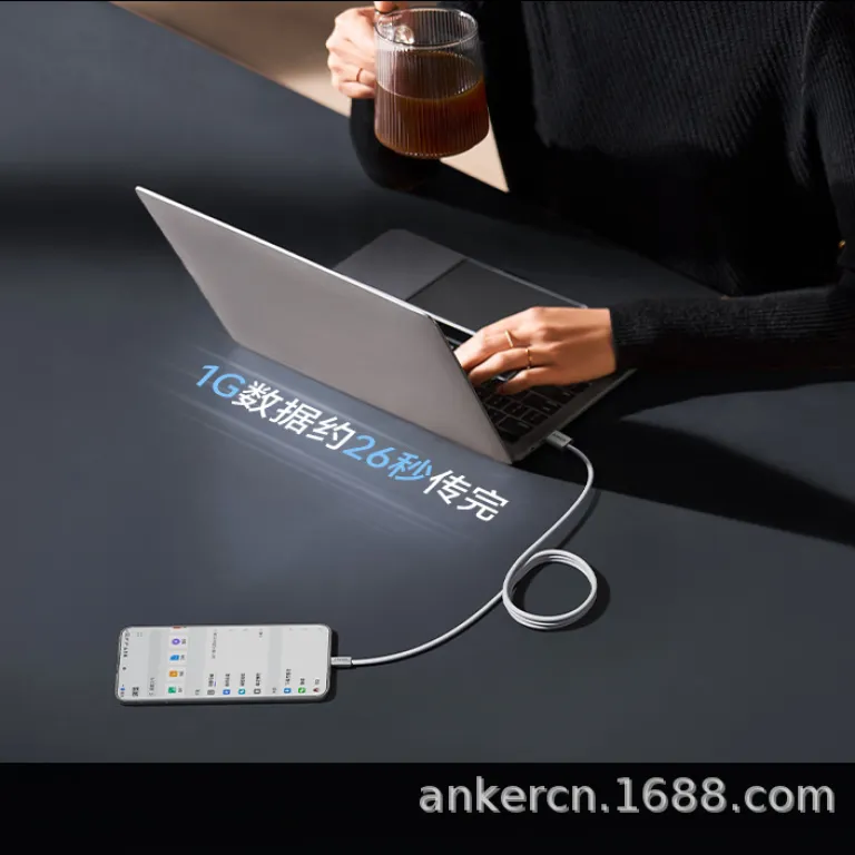 کابل شارژ فندکی Anker مناسب آیفون و گوشی‌های اندروید و هواوی A-C A8052