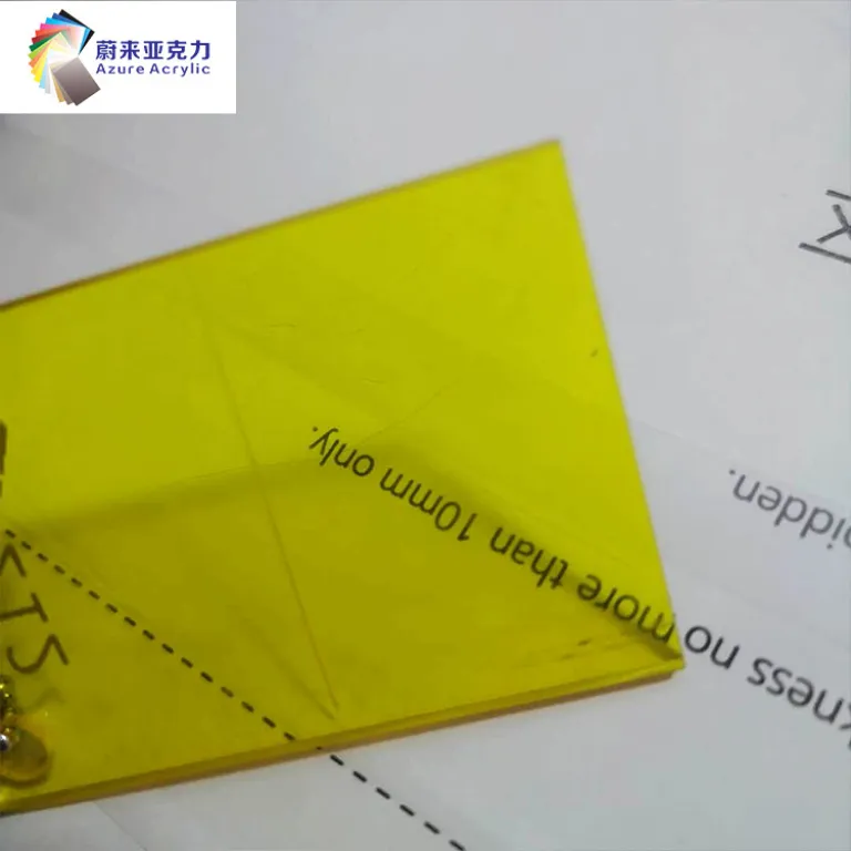2mm ورق اکریلیک زرد ساخت تابلو نورپردازی 3mm عمده ورق اکریلیک رنگی