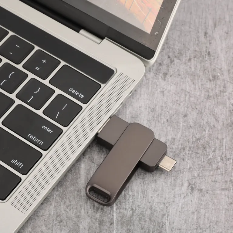 فلش مموری چرخان فلزی type-c فلش پرسرعت usb3.032g فلش مموری otg16g دوکاره گوشی و کامپیوتر خودرویی