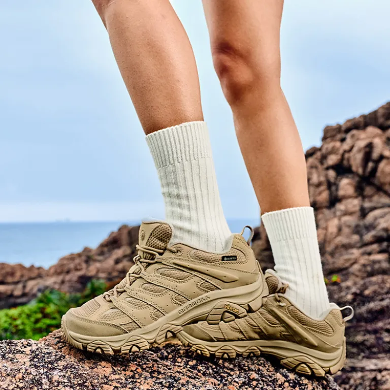کفش پیاده‌روی ضدآب MERRELL MOAB 3 SYN GTX کوهنوردی با زیره عاج‌دار و مقاوم مدل پاییزه